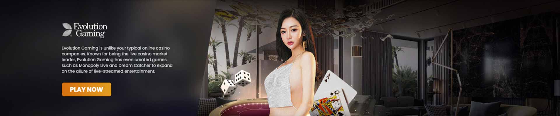 BP9 Live Casino Evolution Gaming Banner